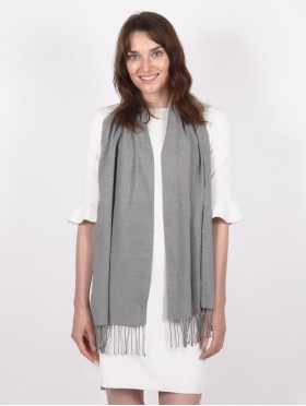 Soft Wool Feeling Solid Color Scarf